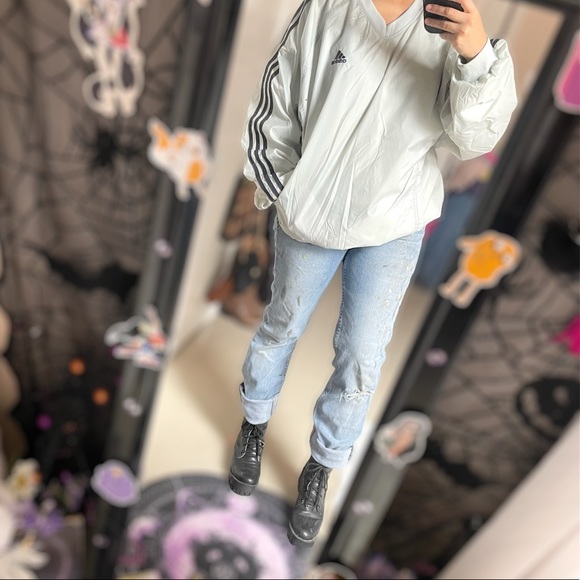 Vtg y2k 2003 Adidas windbreaker top - Picture 4 of 16